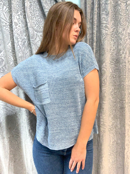 Blue Multi Sweater