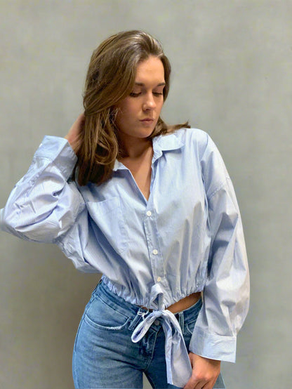 Blue Stripe Top
