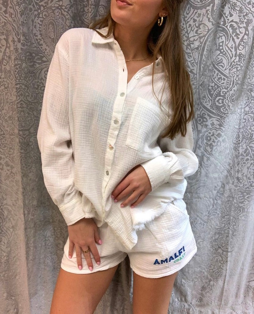White Amafi Shirt