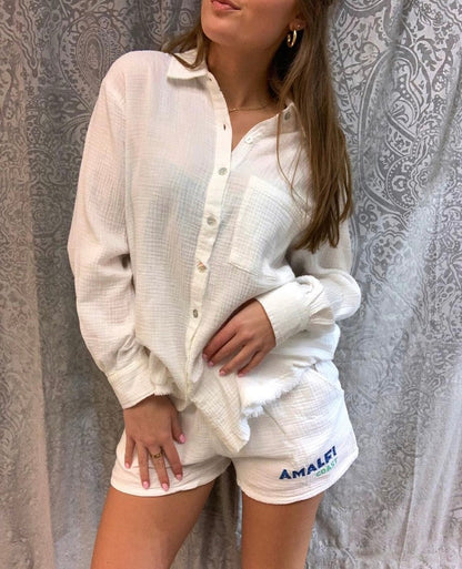White Amafi Shirt