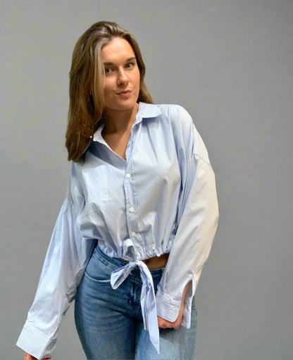 Blue Stripe Top