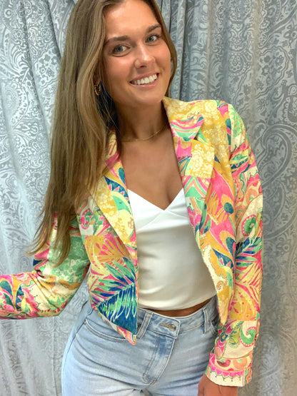 Yellow Multi Jacket